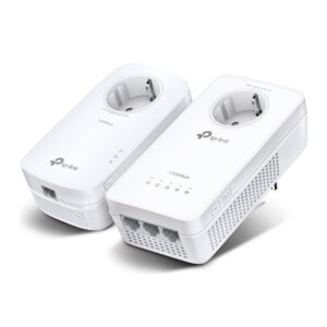 TP-Link TL-WPA8631P KIT, AV1300 Dual-Band Wi-Fi Gigabit Passthrough Powerline Extender (TL-WPA8631P & TL-PA8010P)