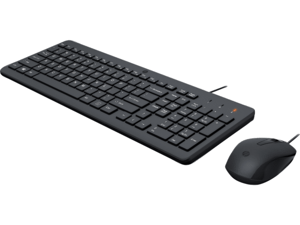 22321-2965_c08056816.png Tipkovnica i miš Žična HP 150 Wired Mouse and Keyboard crna P/N: 240J7AA