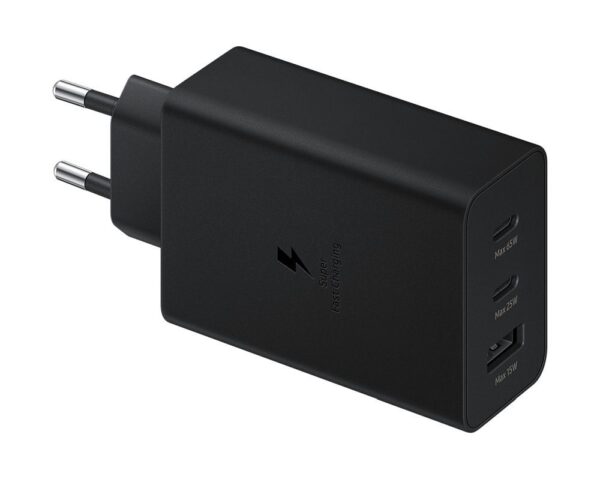 24469-2965_PastedPicture_2023_04_24_1520.jpg Punjač Samsung T6530 Trio 65W, 25W i 15W Fast Charge 2x USB-C i USB-A crni bez kabela EP-T6530NBEGEU