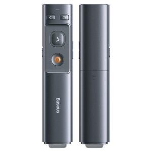 Prezenter Baseus Orange Dot multifunkcijski remote control za prezentacije, crveni laser, USB A / USB C receiver, ACFYB-B0G