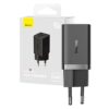 Univerzalni punjač Baseus GaN5 40W, 2x USB C crni, CCGP180101