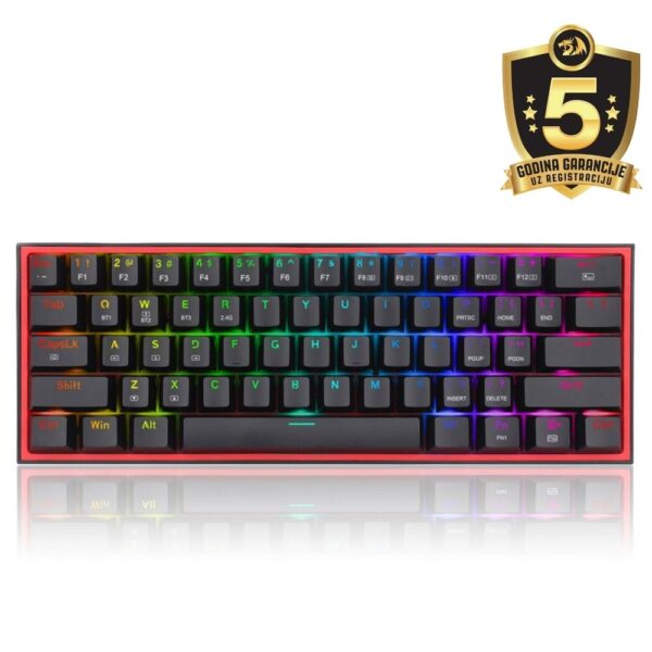 26166-2965_6950376706669.jpg Tipkovnica Bežična REDRAGON FIZZ PRO BLACK K616 RGB WIRELESS/WIRED MECHANICAL P/N: 6950376706669