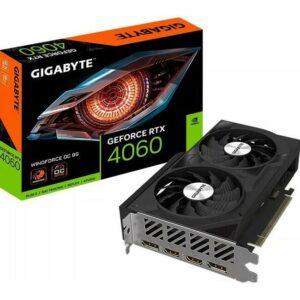 Grafička kartica Gigabyte, nVidia GeForce RTX 4060 WINDFORCE OC 8G, 8GB GDDR6, 2xHDMI, 2xDisplayPort, GV-N4060WF2OC-8GD