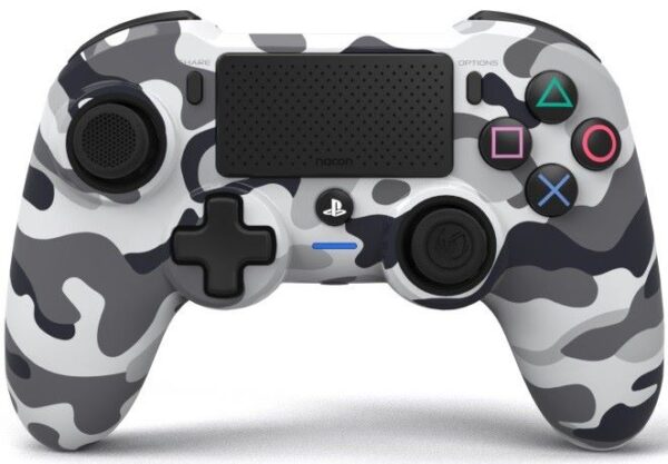 Gamepad Nacon Asymmetric Gray Camo, Wireless, PS4,3665962010107