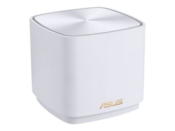 Asus ZenWiFi AX Mini (XD4) White 1PK, AX1800 Whole-Home Mesh WiFi 6 System – Coverage up to 4,800 Sq. ft. / 5+ rooms, easy setup, life-time free netwo
