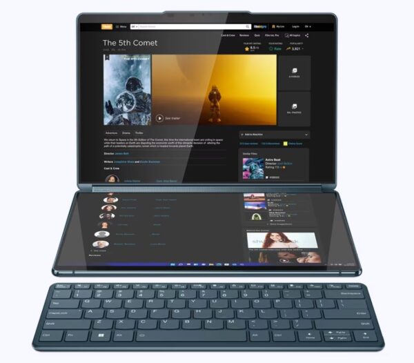 Lenovo Yoga Book 9 13IRU8, 82YQ003PRM, 2x 13.3" 2.8K TouchScreen, Intel Core i7 1355U, 16GB, 1TB SSD, W11H, Intel Iris Xe Graphics