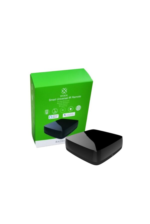28945-2965_woox-r4294-smart-universal-ir-remote-control-p34-534_image.jpg Woox Smart Wi-Fi univerzalni IR daljinski upravljač, WooxHome app, Alexa & Google Assistant