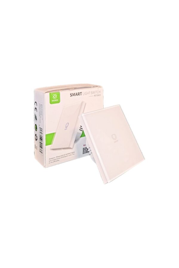 28972-2965_woox-r7063-smart-wall-light-switch-p39-552_image.jpg Woox ZigBee Smart Wi-Fi zidni prekidač za svjetlo, WooxHome app, Alexa & Google Assistant