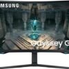 Monitor Samsung Odyssey G6 G65B, 27" QHD, VA, 240Hz 1ms, DP, LAN, HDMI, Pivot, AMD FreeSync, Zakrivljen, Zvučnici, Crna, LS27BG650EUXEN