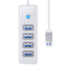 Orico 4-portni USB3.0 hub, bijeli (ORICO-PW4U-U3-015-WH-EP)