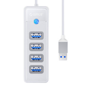 Orico 4-portni USB3.0 hub, bijeli (ORICO-PW4U-U3-015-WH-EP)