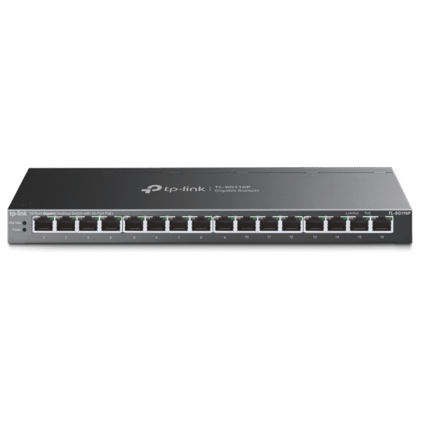 29883-2965_TL-SG116PUN_1.0-B_large_20230119085843t.png TP-Link TL-SG116P, 16-port Gigabit PoE+ Smart Switch, 16×G-LAN, 802.3af/at (120W)
