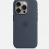 Apple iPhone 15 Pro Silicone Case w MagSafe - Storm Blue, mt1d3zm/a