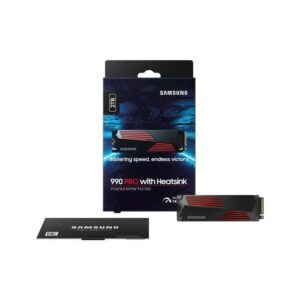 SSD 2TB Samsung 990 PRO w/ Heatsink, M.2 NVMe PCIe 4.0 x4 P/N: MZ-V9P2T0CW