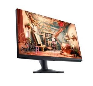 Monitor Dell Alienware AW2724DM, 27" QHD, Fast IPS, 180Hz 1ms, HDMI, DP, USB, Pivot, AMD FreeSync + NVIDIA G-SYNC, Crni