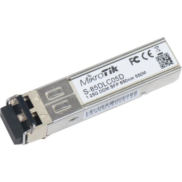 31562-2965_85dlc05d.jpg Mikrotik S-85DLC05D, SFP module, 1.25G, 550m, Multi Mode