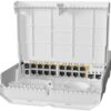 MikroTik Cloud Router Switch CRS318-16P-2S+OUT, netPower 16P, 256MB RAM, 16×G-LAN PoE-out, 2×SFP+, RouterOS L5/SwitchOS