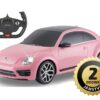 Jamara auto na daljinsko upravljanje DELUX VW Beatle - Buba, rozi 1:14