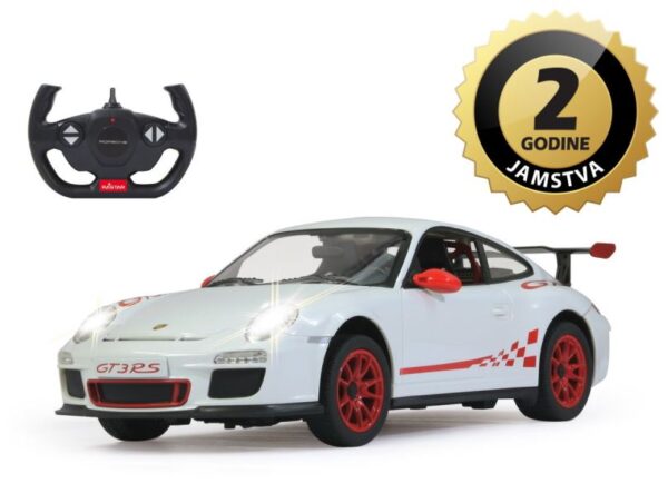 Jamara auto na daljinsko upravljanje Porsche GT3 RS, bijeli 1:14