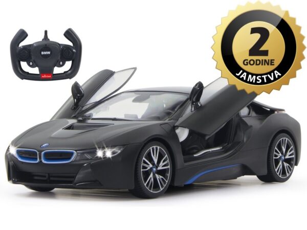 Jamara auto na daljinsko upravljanje DELUX BMW I8, crni 1:14