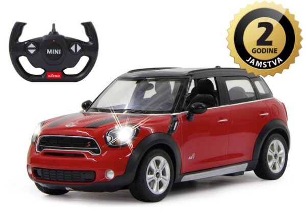 Jamara auto na daljinsko upravljanje DELUX Mini Countryman, crveni 1:14
