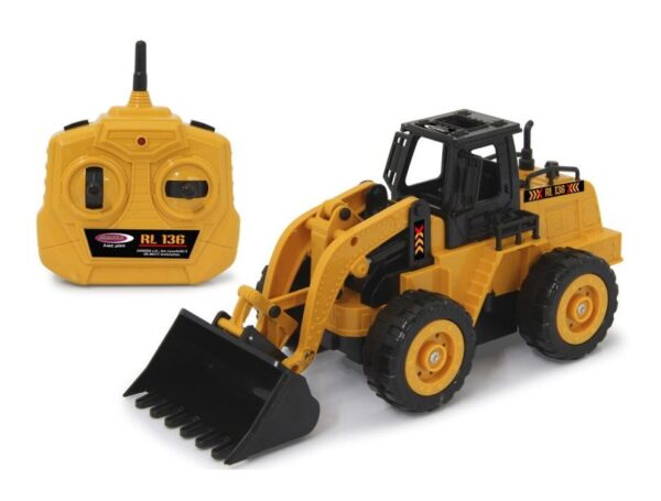 Jamara bager na daljinsko upravljanje Wheel Loader RL136, žuti 1:36