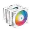 Hladnjak DeepCool AG620 WH ARGB, 2x 120mm, 260W TDP, White