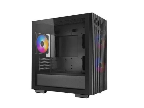 Kućište DeepCool MATREXX 40 3FS, mATX, Bez napajanja, Kaljeno staklo, RGB, Crna, DP-MATX-MATREXX40-3FS