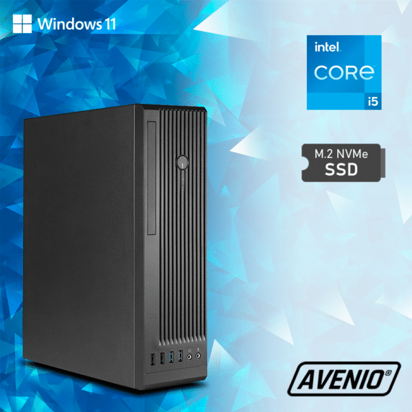 32891-2965_02242150.png Avenio Business SFF Intel Core i5 12400 2.50GHz 16GB 512GB NVMe SSD DVDRW W11P Intel UHD Graphics 730 P/N: 02242150