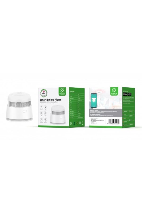 33650-2965_woox-r7305-smoke-sensor-alarm-p122-1148_medium.jpg Woox ZigBee Smart Wi-Fi senzor dima, WooxHome app, Google Assistant