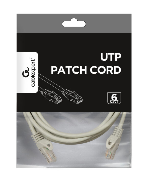 Kabel UTP CAT 6 3m Sivi Gembird P/N: PP6U-3M