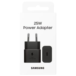 Punjač Samsung T2510 25W, USB-C, Crni, Bez Kabela, EP-T2510NBEGEU