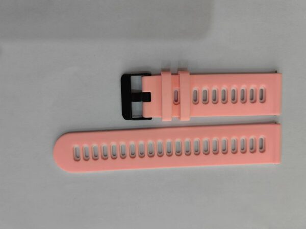 Meanit remen za smartwatch 22mm pink bijeli, MSWREM14