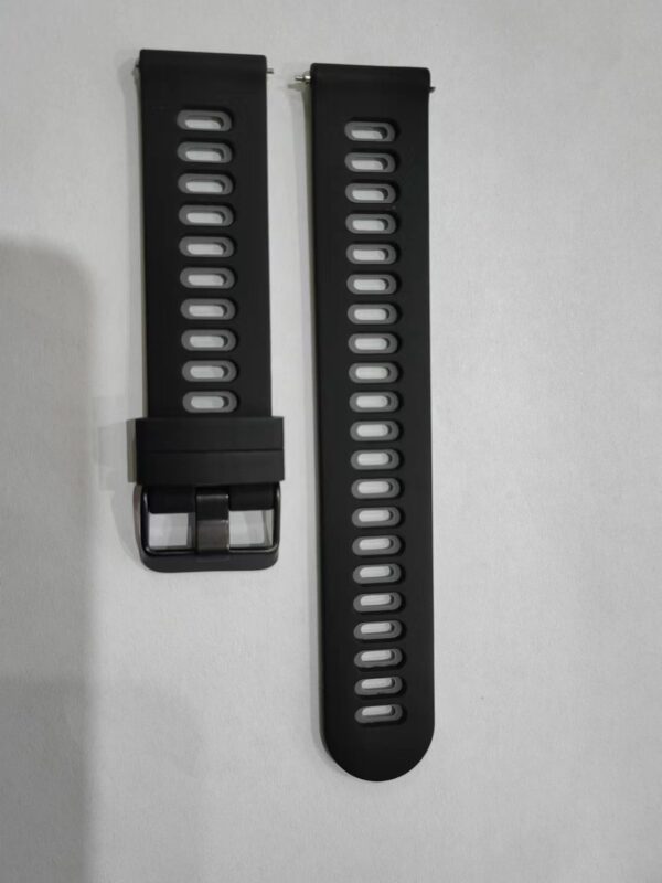 Meanit remen za smartwatch 22mm crno sivi, MSWREM11