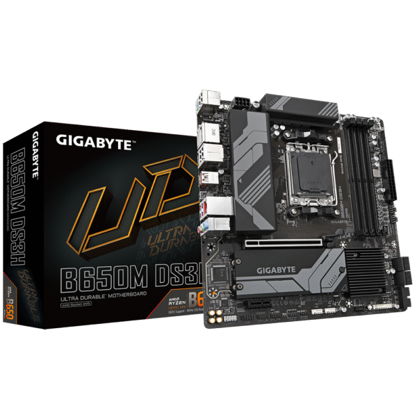 33886-2965_B650M20DS3H.png Matična Ploča Gigabyte B650M DS3H, AMD B650, AM5, mATX, DDR5