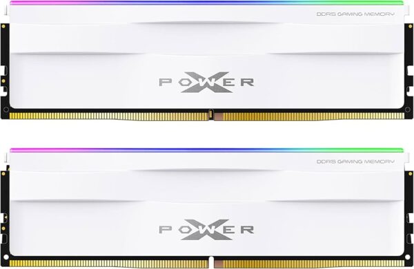 33903-2965_Zenith20White206000.jpg Memorija za PC, 64GB (2x 32GB) DDR5 6000 MT/s, Silicon Power XPOWER Zenith, RGB, CL30, White, SP064GXLWU60AFDH