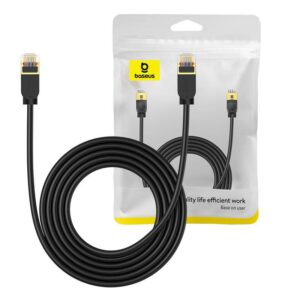 Kabel UTP CAT 7 3m Baseus crni, B00133208111-04