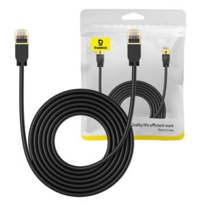Kabel UTP CAT 7 5m Baseus crni, B00133208111-05