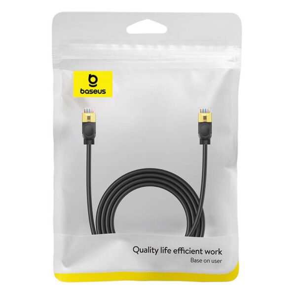 Kabel UTP CAT 7 2m Baseus crni, B00133208111-03