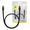 Kabel UTP CAT 7 1.5m flat Baseus crni, B00133207111-06