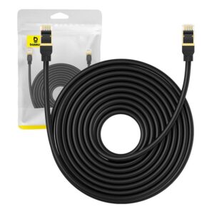 Kabel UTP CAT 8 10m Baseus crni, B0013320A111-07