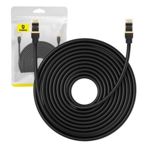 Kabel UTP CAT 8 15m Baseus crni, B0013320A111-08