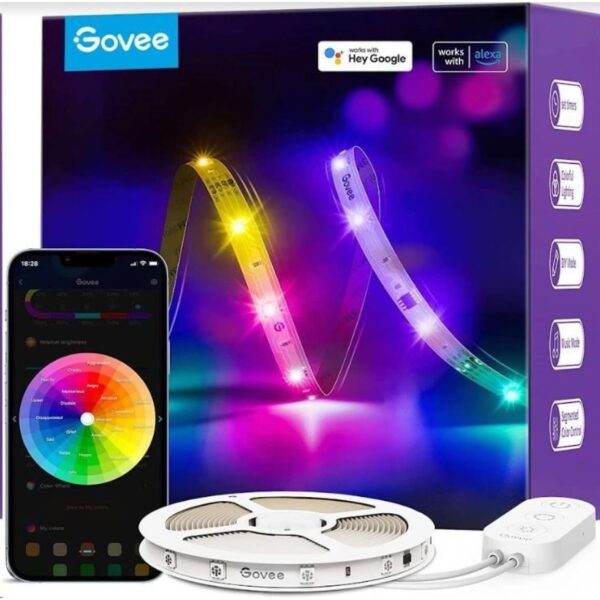 34010-2965_PastedPicture_2024_10_16_1251.jpg LED set Govee RGBIC Basic, Wi-Fi, Bluetooth, IP 20, 5m, H618A3D1