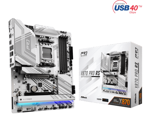 Matična ploča ASRock X870 PRO RS, AMD X870, AM5, ATX, DDR5