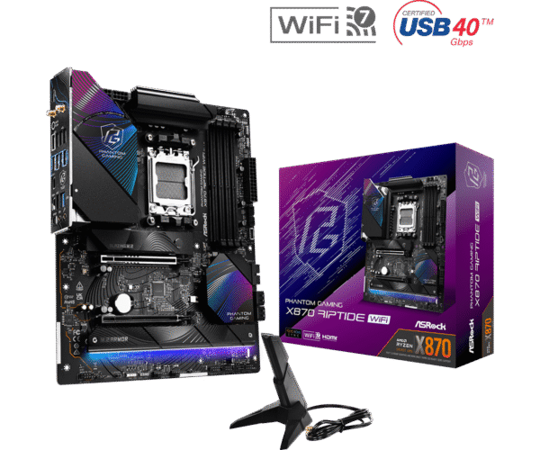 Matična ploča ASRock X870 RIPTIDE WIFI, AMD X870, AM5, ATX, DDR5