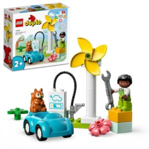 LEGO DUPLO Town Vjetroturbina i električni automobil 10985
