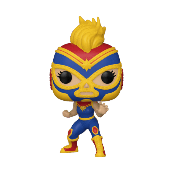 FUNKO POP MARVEL: LUCHA LIBRE - CAPTAIN MARVEL