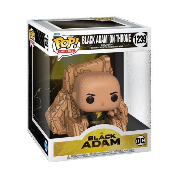 FUNKO POP DELUXE: BLACK ADAM - BLACK ADAM ON THRONE