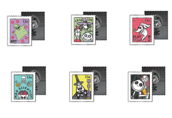FUNKO BLIND BOX ENAMEL PINS: DISNEY - NIGHTMARE BEFORE CHRISTMAS - STAMPS