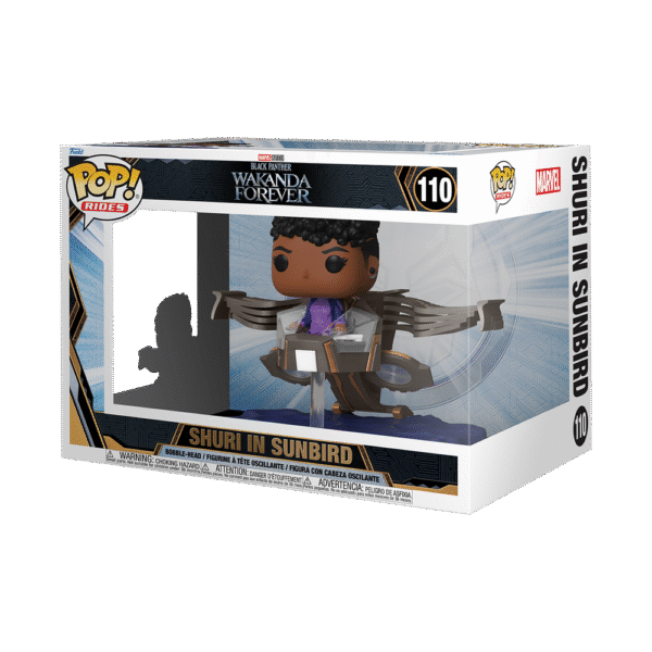 FUNKO POP RIDES SUPER DELUXE: BLACK PANTHER - SHURI IN SUNBIRD